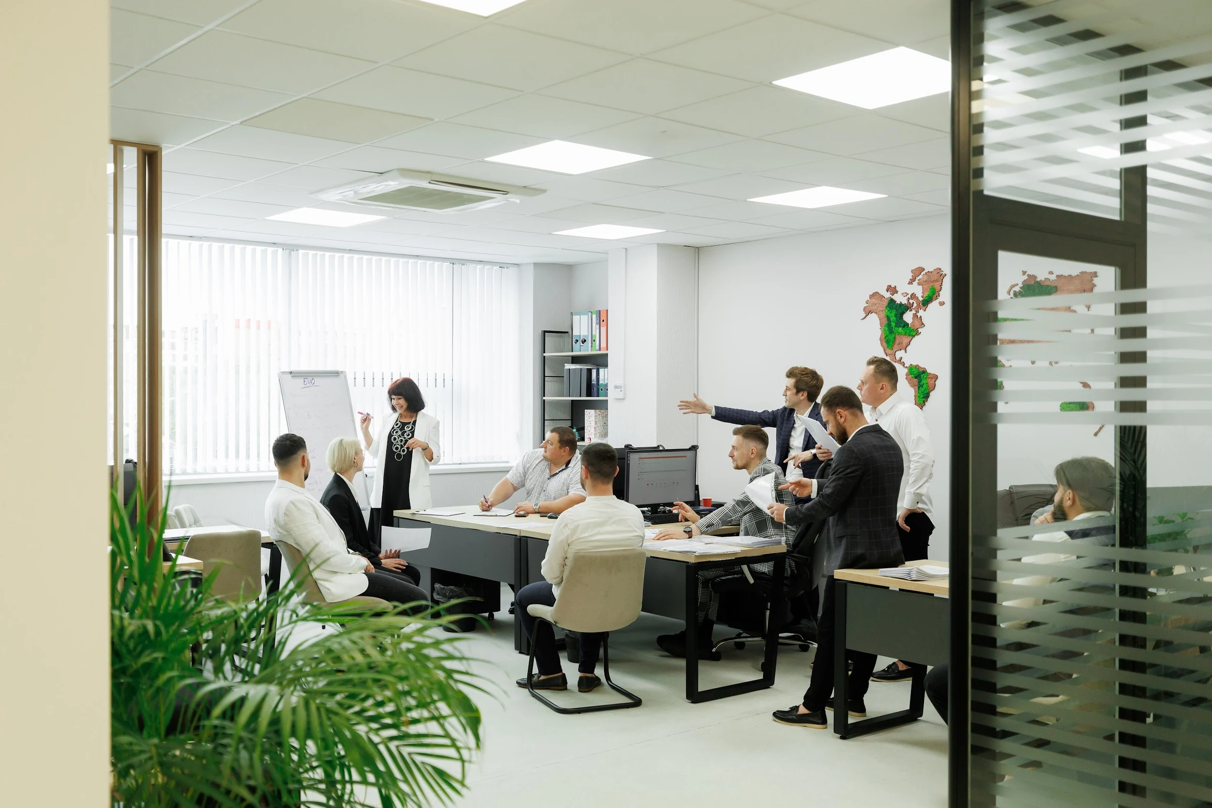 Alliance Manpower team in an operational planning meeting